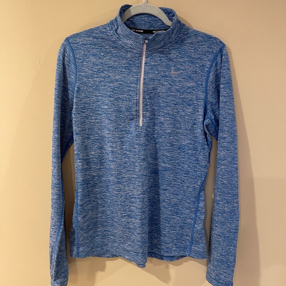 NIKE Dri-Fit Running Long Sleeve Half-zip closure